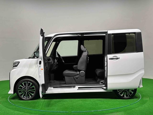 タントカスタムＲＳリミテッドＬＥＤオートライト　パワースライドドアウェルカムオープン機能　電動パーキングブレーキ　運転席助手席シートヒーター　アルミホイール　キーフリーシステム　　オート電動格納式ドアミラー（広島県）の中古車