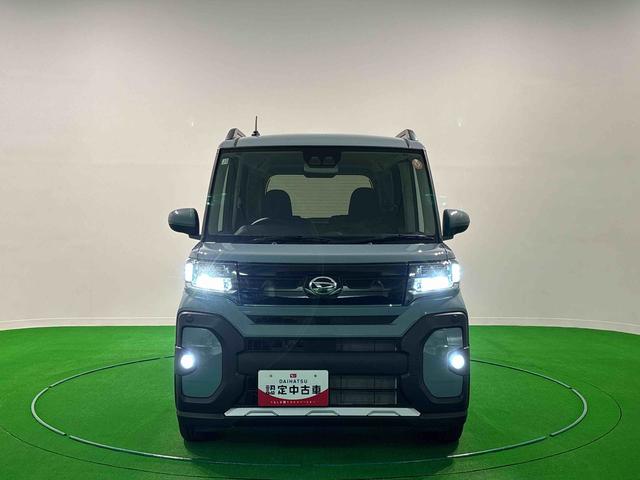 タントファンクロスリミテッド　運転席・助手席シートヒーター　ＥＴＣ純正ナビ装着用アップグレードパック　全車速追従機能付ＡＣＣ　両側電動スライドドア　オートライト　電動パーキングブレーキ＋オートホールドブレーキ機能　サイドエアバッグ（広島県）の中古車