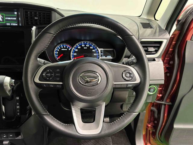 トールカスタムＧ　ターボ　パノラマモニター　電動パーキングブレーキＬＥＤヘッドランプ・フォグランプ　　１５インチアルミホイール　オートライト　プッシュボタンスタート　クルーズコントロール　　コーナーセンサー　パワースライドドア　キーフリーシステム（広島県）の中古車