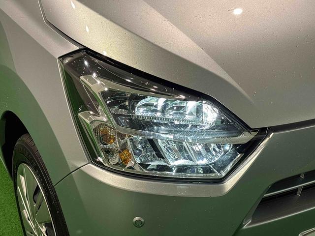 ミライースＸ　ＳＡIIIＬＥＤヘッドランプ　セキュリティアラーム　コーナーセンサー　１４インチフルホイールキャップ　キーレスエントリー　電動格納式ドアミラー　ショツピングフック　マニュアルエアコン（広島県）の中古車