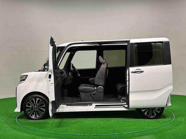 タントカスタムＲＳリミテッド　全車速追従機能付ＡＣＣパノラマモニター対応純正ナビ装着用アップグレードパック　運転席・助手席シートヒーター　電動パーキングブレーキ＋オートホールドブレーキ機能　運転席シートリフター　チルトステアリング　キーフリーシステム（広島県）の中古車
