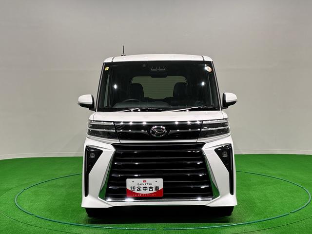タントカスタムＲＳ　ナビ　ＥＴＣ　１５インチアルミホイールＬＥＤオートライト　パワースライドドアウェルカムオープン機能　電動パーキングブレーキ　運転席助手席シートヒーター　アルミホイール　キーフリーシステム　　オート電動格納式ドアミラー（広島県）の中古車
