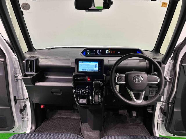 タントカスタムＲＳ　ナビ　ＥＴＣ　１５インチアルミホイールＬＥＤオートライト　パワースライドドアウェルカムオープン機能　電動パーキングブレーキ　運転席助手席シートヒーター　アルミホイール　キーフリーシステム　　オート電動格納式ドアミラー（広島県）の中古車