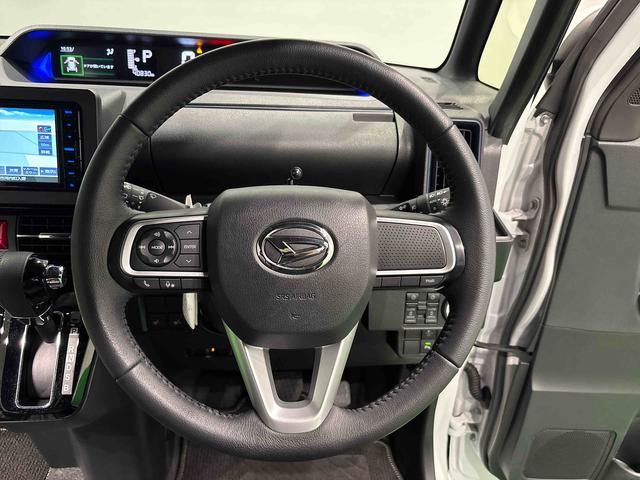 タントカスタムＲＳ　ナビ　ＥＴＣ　１５インチアルミホイールＬＥＤオートライト　パワースライドドアウェルカムオープン機能　電動パーキングブレーキ　運転席助手席シートヒーター　アルミホイール　キーフリーシステム　　オート電動格納式ドアミラー（広島県）の中古車