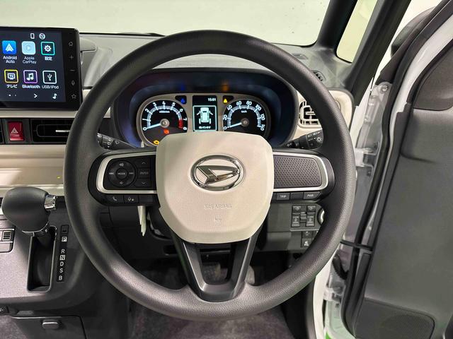 ムーヴキャンバスストライプスG ディスプレイオーディオ ワイヤレス充電機LEDオートライト・フォグランプ 電動パーキングブレーキ プッシュボタンスタート セキュリティアラーム バックカメラ 両側パワースライドドアウエルカムオープン機能 オート電動格納式ドアミラー(広島県)の中古車