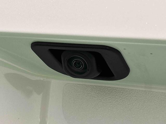 ムーヴキャンバスストライプスＧ　バックモニター対応　電動パーキングブレーキＬＥＤオートライト・フォグランプ　電動パーキングブレーキ　プッシュボタンスタート　セキュリティアラーム　バックカメラ　両側パワースライドドアウエルカムオープン機能　オート電動格納式ドアミラー（広島県）の中古車