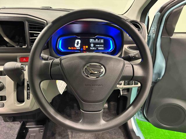 ミライースX SAIII コーナーセンサー バックカメラLEDヘッドランプ セキュリティアラーム コーナーセンサー 14インチフルホイールキャップ キーレスエントリー 電動格納式ドアミラー ショツピングフック マニュアルエアコン(広島県)の中古車