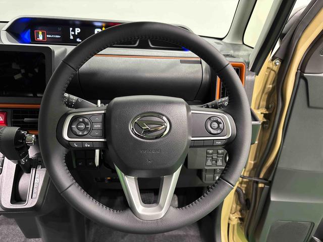 タントファンクロスターボリミテッド 追従機能 ETC車載器付きターボ車 誤発進抑制機能 禁煙車 シートヒーター アダプティブクルーズコントロール ETC バックカメラ キーフリー エコアイドル アルミホイール イモビライザー スマートキー レーンキープ(広島県)の中古車