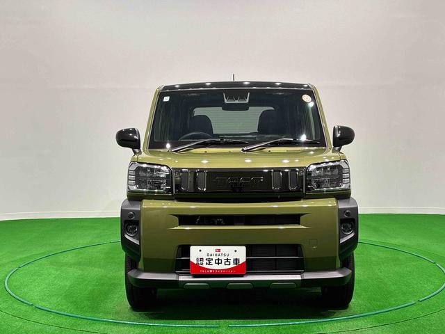 タフトＧターボ　ダーククロムベンチャー　ディスプレイオーディオリアカメラ　ブルートゥース　衝突安全ボディ　追従式クルーズコントロール　電動格納式ミラー　盗難防止システム　ＵＳＢ　ＬＥＤヘッド　Ａストップ　レーンキープ　オートライト　アルミ　キーフリー　ターボ車（広島県）の中古車