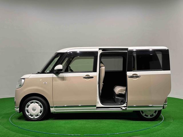 ムーヴキャンバスGメイクアップVS SAIII ナビ ドラレコ ETC車載器LEDヘッドランプ・フォグランプ 置き楽ボックス オートライト プッシュボタンスタート セキュリティアラーム パノラマモニター対応カメラ 両側パワースライドドア(広島県)の中古車