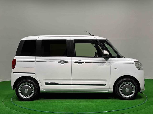 ムーヴキャンバスセオリーGターボ バックカメラ 全車速追従機能付ACCLEDオートライト・フォグランプ 電動パーキングブレーキ プッシュボタンスタート セキュリティアラーム バックカメラ 両側パワースライドドアウエルカムオープン機能 オート電動格納式ドアミラー(広島県)の中古車