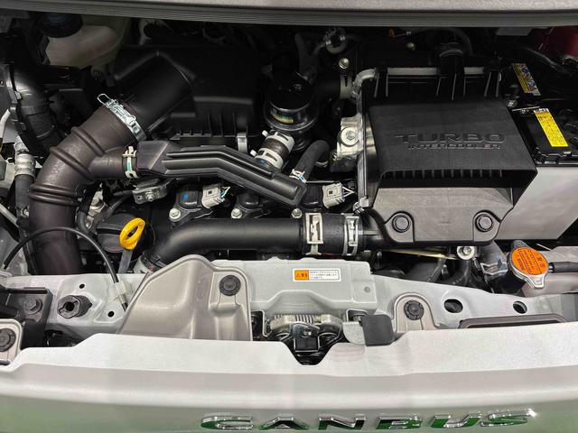 ムーヴキャンバスストライプスGターボ パノラマ9インチデイスプレイパーキングターボ Qi 運転席・助手席シートヒーター 電動パーキングブレーキ+オートホールドブレーキ機能 運転席シートリフター チルトステアリング LEDヘッドランプ 両側電動スライドドア キーフリーシステム(広島県)の中古車