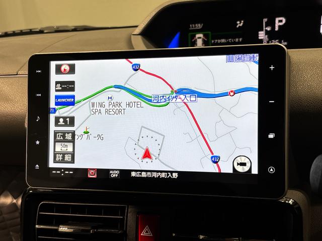 タントカスタムＸセレクション　ナビ　ＥＴＣ車載器　ドラレコＬＥＤオートライト　パワースライドドアウェルカムオープン機能　オート電動格納式ドアミラー　助手席ロングスライド　助手席イージークローザー　アルミホイール　キーフリーシステム（広島県）の中古車
