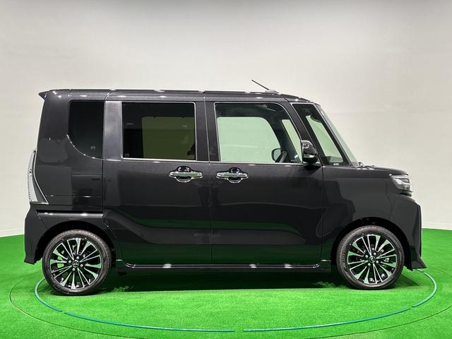 タントカスタムＲＳリミテッド両側電動パワースライドドア　誤発進抑制　ＥＴＣ車載器　レーダークルーズ　禁煙　ＬＥＤライト　車線逸脱警報　Ｂカメラ　シートヒーター　スマートキー　キーフリー　ベンチシート　アイドリングストップ　ターボ（広島県）の中古車