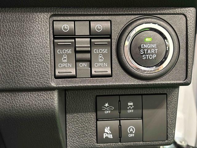 ムーヴキャンバスストライプスＧ　バックモニター対応　電動パーキングブレーキＬＥＤオートライト・フォグランプ　電動パーキングブレーキ　プッシュボタンスタート　セキュリティアラーム　バックカメラ　両側パワースライドドアウエルカムオープン機能　オート電動格納式ドアミラー（広島県）の中古車