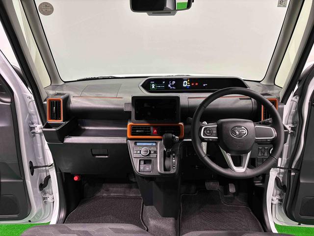 タントファンクロスターボ ETC付きLEDオートライト パワースライドドアウェルカムオープン機能 電動パーキングブレーキ 運転席助手席シートヒーター アルミホイール キーフリーシステム オート電動格納式ドアミラー(広島県)の中古車
