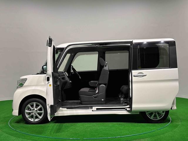 タントカスタムX SAIII ナビパノラマモニター ETC車載器オートエアコン 左側パワースライドドア 運転席シートヒーター 電動格納ドアミラー SRSサイドエアバッグ コーナーセンサー LEDヘッドライト LEDフォグランプ(広島県)の中古車