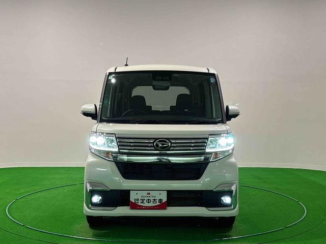 タントカスタムX SAIII ナビパノラマモニター ETC車載器オートエアコン 左側パワースライドドア 運転席シートヒーター 電動格納ドアミラー SRSサイドエアバッグ コーナーセンサー LEDヘッドライト LEDフォグランプ(広島県)の中古車