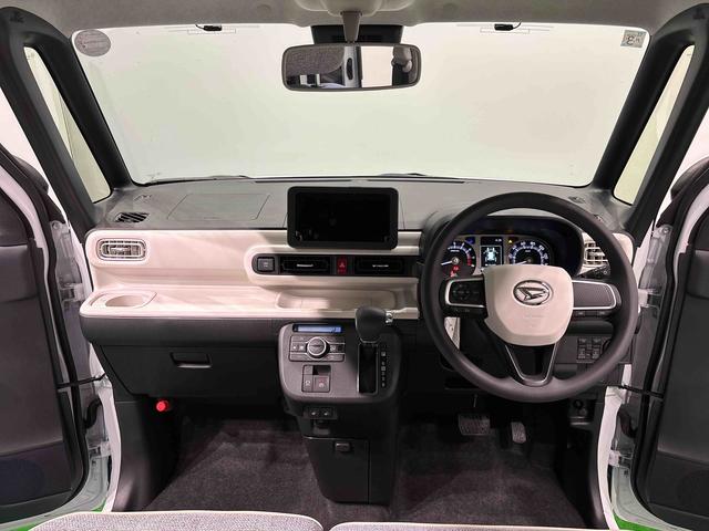 ムーヴキャンバスストライプスG 運転席・助手席シートヒーター キーフリー純正ナビ装着用アップグレードパック 電動パーキングブレーキ+オートホールドブレーキ機能 オートライト 運転席シートリフター チルトステアリング(広島県)の中古車