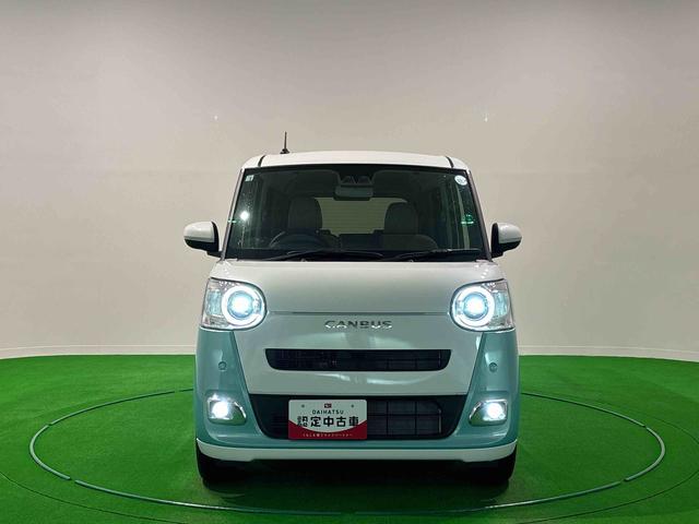 ムーヴキャンバスストライプスG 運転席・助手席シートヒーター キーフリー純正ナビ装着用アップグレードパック 電動パーキングブレーキ+オートホールドブレーキ機能 オートライト 運転席シートリフター チルトステアリング(広島県)の中古車