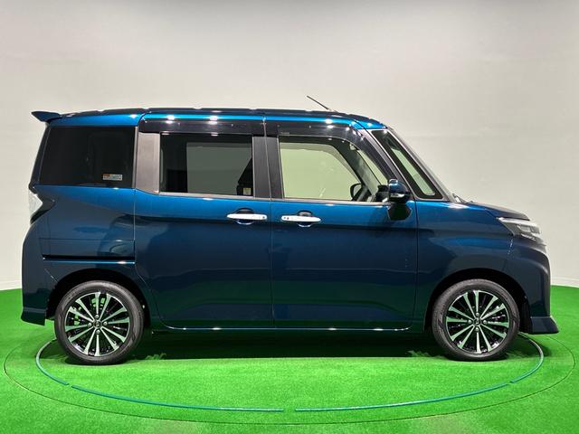 トールカスタムＧ　ターボＬＥＤヘッドランプ・フォグランプ　　１５インチアルミホイール　オートライト　プッシュボタンスタート　クルーズコントロール　　コーナーセンサー　パワースライドドア　キーフリーシステム（広島県）の中古車