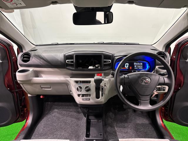 ミライースX SAIII バックモニター対応 電動格納ドアミラーLEDヘッドランプ セキュリティアラーム コーナーセンサー 14インチフルホイールキャップ キーレスエントリー 電動格納式ドアミラー ショツピングフック マニュアルエアコン(広島県)の中古車