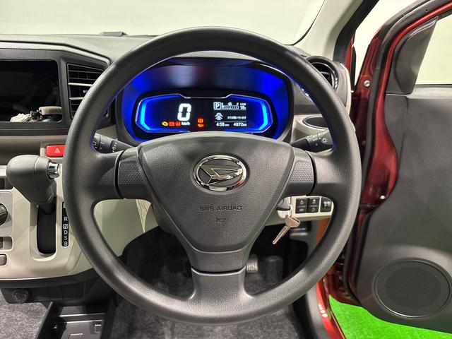 ミライースX SAIII バックモニター対応 電動格納ドアミラーLEDヘッドランプ セキュリティアラーム コーナーセンサー 14インチフルホイールキャップ キーレスエントリー 電動格納式ドアミラー ショツピングフック マニュアルエアコン(広島県)の中古車
