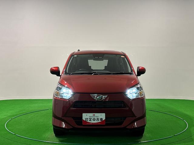 ミライースX SAIII バックモニター対応 電動格納ドアミラーLEDヘッドランプ セキュリティアラーム コーナーセンサー 14インチフルホイールキャップ キーレスエントリー 電動格納式ドアミラー ショツピングフック マニュアルエアコン(広島県)の中古車