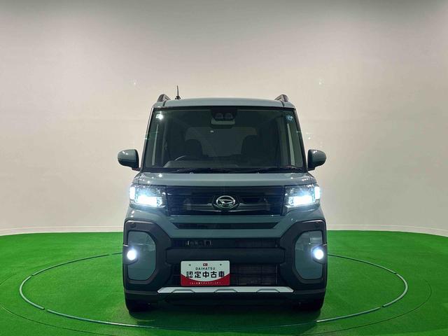 タントファンクロスターボ ナビ バックモニター対応LEDオートライト パワースライドドアウェルカムオープン機能 電動格納式ドアミラー 助手席ロングスライド 助手席イージークローザー セキュリティアラーム キーフリーシステム(広島県)の中古車