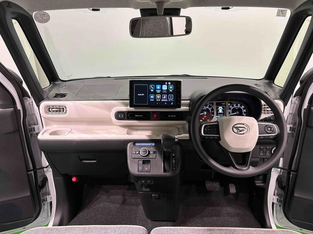 ムーヴキャンバスストライプスGターボブレーキサポート Bluetoothオーディオ 両側パワースライドドアー マルチカメラ 車線逸脱 USBポート テレビ 追従クルコン タ−ボ シートヒータ キーフリー オートマチックハイビーム(広島県)の中古車