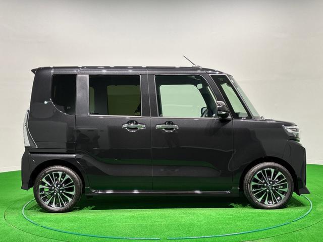 タントカスタムＲＳリミテッドＬＥＤオートライト　パワースライドドアウェルカムオープン機能　電動パーキングブレーキ　運転席助手席シートヒーター　アルミホイール　キーフリーシステム　　オート電動格納式ドアミラー（広島県）の中古車