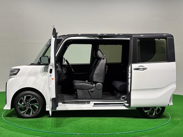 タントカスタムX 運転席・助手席シートヒーター キーフリーシステム純正ナビ装着用アップグレードパック 両側電動スライドドア 電動パーキングブレーキ+オートホールドブレーキ機能 格納式リヤドアサンシェード オートライト(広島県)の中古車