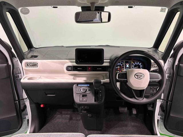 ムーヴキャンバスストライプスＧ　運転席・助手席シートヒーター　キーフリー純正ナビ装着用アップグレードパック　電動パーキングブレーキ＋オートホールドブレーキ機能　オートライト　ＬＥＤヘッドランプ　運転席シートリフター　チルトステアリング（広島県）の中古車