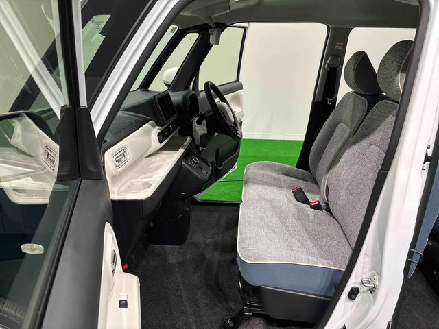 ムーヴキャンバスストライプスＧ　運転席・助手席シートヒーター　キーフリー純正ナビ装着用アップグレードパック　電動パーキングブレーキ＋オートホールドブレーキ機能　オートライト　ＬＥＤヘッドランプ　運転席シートリフター　チルトステアリング（広島県）の中古車