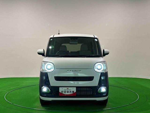 ムーヴキャンバスストライプスＧ　運転席・助手席シートヒーター　キーフリー純正ナビ装着用アップグレードパック　電動パーキングブレーキ＋オートホールドブレーキ機能　オートライト　ＬＥＤヘッドランプ　運転席シートリフター　チルトステアリング（広島県）の中古車