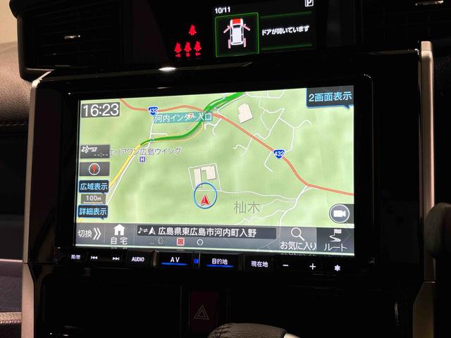 トールカスタムG ナビ バックモニター ETC車載器 ドラレコバックカメラ LEDヘッドランプ・フォグランプ アルミホイール オートライト プッシュボタンスタート クルーズコントロール コーナーセンサー パワースライドドア(広島県)の中古車