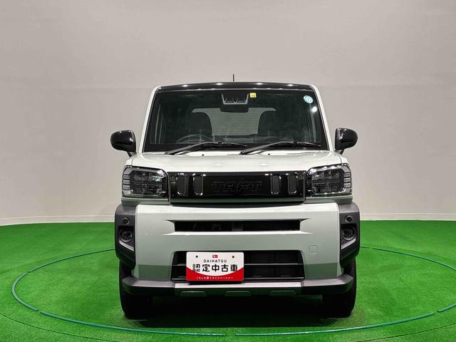 タフトGターボ ダーククロムベンチャー バックモニター対応スカイフィールトップ クロムパック メッキパック シルバーアンダーガーニッシュ インテリアアクセント LEDオートハイビーム&フォグランプ 電動パーキングブレーキ バックカメラ アルミホイール(広島県)の中古車
