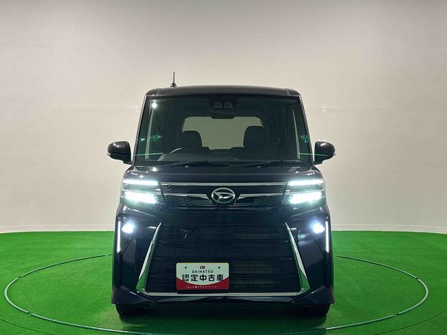 タントカスタムRS 両側パワースライドドア シートヒーターLEDオートライト パワースライドドアウェルカムオープン機能 電動格納式ドアミラー 助手席イージークローザー セキュリティアラーム キーフリーシステム 運転席/助手席シートヒーター(広島県)の中古車