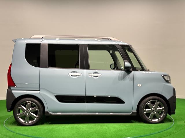 タントファンクロスターボ　ＥＴＣＬＥＤオートライト　パワースライドドアウェルカムオープン機能　電動パーキングブレーキ　運転席助手席シートヒーター　アルミホイール　キーフリーシステム　　オート電動格納式ドアミラー（広島県）の中古車