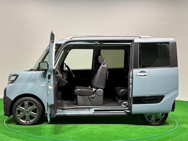 タントファンクロスターボ　ＥＴＣＬＥＤオートライト　パワースライドドアウェルカムオープン機能　電動パーキングブレーキ　運転席助手席シートヒーター　アルミホイール　キーフリーシステム　　オート電動格納式ドアミラー（広島県）の中古車