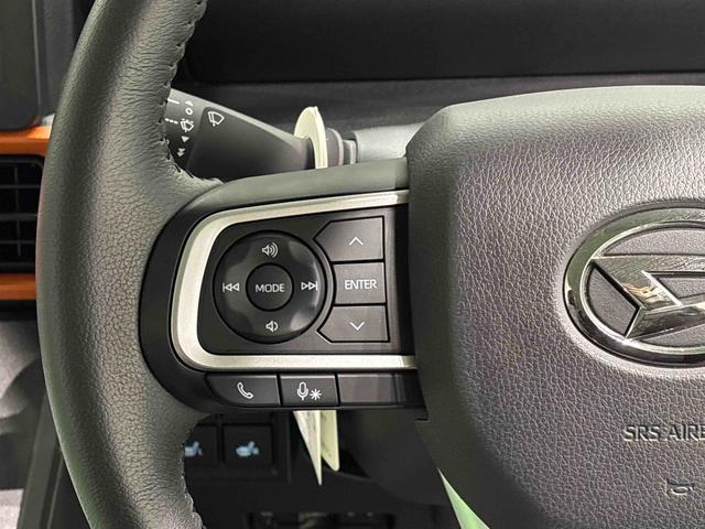 タントファンクロスターボ　ＥＴＣＬＥＤオートライト　パワースライドドアウェルカムオープン機能　電動パーキングブレーキ　運転席助手席シートヒーター　アルミホイール　キーフリーシステム　　オート電動格納式ドアミラー（広島県）の中古車