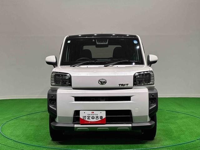 タフトGターボ 電動パーキングブレーキ 7インチナビ ETC車載器スカイフィールトップ LEDオートライト オートハイビーム フロントフォグランプ 運転席/助手席シートヒーター プッシュボタンスタート キーフリーシステム 電動パーキングブレーキ バックカメラ(広島県)の中古車
