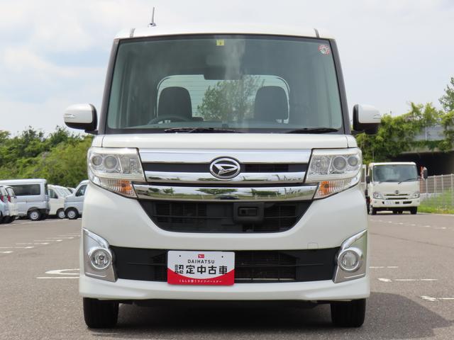 タントカスタムＸ　ＳＡ２ＷＤ　ＣＶＴ　６６０ｃｃ　カーナビ　ワンセグＴＶ　バックモニター　ＥＴＣ車載器　衝突被害軽減ブレーキ　横滑り防止装置　ＡＢＳ　アイドリングストップ　プッシュボタンスタート　両側スライドドア（福島県）の中古車