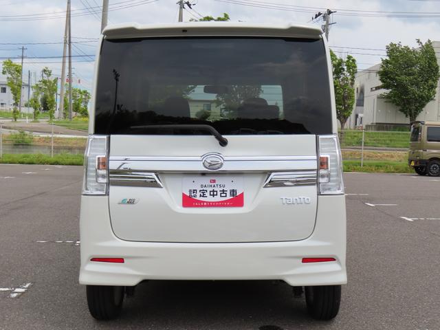タントカスタムＸ　ＳＡ２ＷＤ　ＣＶＴ　６６０ｃｃ　カーナビ　ワンセグＴＶ　バックモニター　ＥＴＣ車載器　衝突被害軽減ブレーキ　横滑り防止装置　ＡＢＳ　アイドリングストップ　プッシュボタンスタート　両側スライドドア（福島県）の中古車