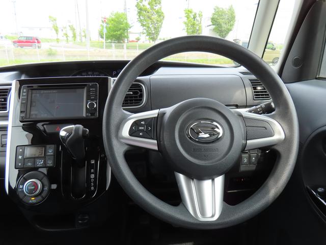 タントカスタムＸ　ＳＡ２ＷＤ　ＣＶＴ　６６０ｃｃ　カーナビ　ワンセグＴＶ　バックモニター　ＥＴＣ車載器　衝突被害軽減ブレーキ　横滑り防止装置　ＡＢＳ　アイドリングストップ　プッシュボタンスタート　両側スライドドア（福島県）の中古車