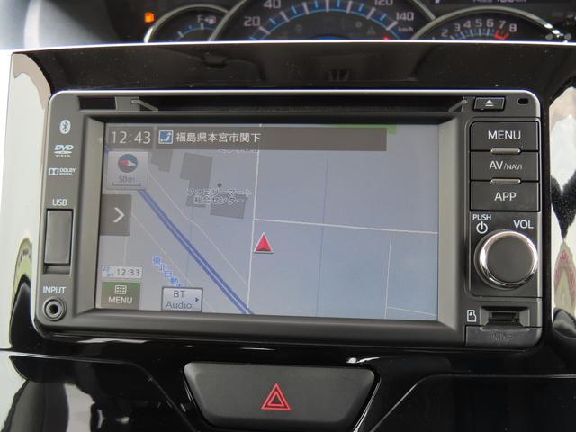 タントカスタムＸ　ＳＡ２ＷＤ　ＣＶＴ　６６０ｃｃ　カーナビ　ワンセグＴＶ　バックモニター　ＥＴＣ車載器　衝突被害軽減ブレーキ　横滑り防止装置　ＡＢＳ　アイドリングストップ　プッシュボタンスタート　両側スライドドア（福島県）の中古車