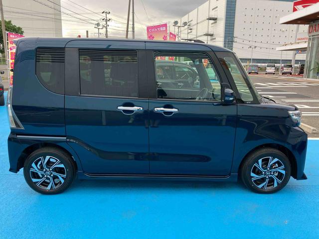 タントカスタムＸ２ＷＤ　ＣＶＴ　６６０ｃｃ　衝突被害軽減ブレーキ　横滑り防止装置　ＡＢＳ　アイドリングストップ　プッシュボタンスタート　両側電動スライドドア　オートエアコン　前席シートヒーター　ベンチシート（福島県）の中古車