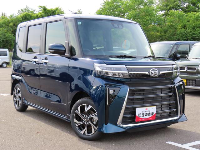 タントカスタムＸ２ＷＤ　ＣＶＴ　６６０ｃｃ　両側電動スライドドア　衝突被害軽減ブレーキ　横滑り防止装置　ＡＢＳ　アイドリングストップ　プッシュボタンスタート　オートエアコン　前席シートヒーター　ベンチシート（福島県）の中古車