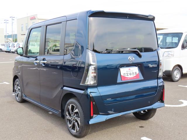 タントカスタムＸ２ＷＤ　ＣＶＴ　６６０ｃｃ　両側電動スライドドア　衝突被害軽減ブレーキ　横滑り防止装置　ＡＢＳ　アイドリングストップ　プッシュボタンスタート　オートエアコン　前席シートヒーター　ベンチシート（福島県）の中古車