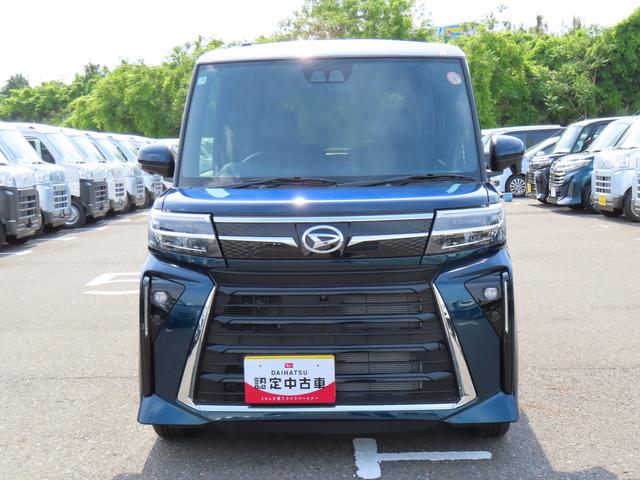 タントカスタムＸ２ＷＤ　ＣＶＴ　６６０ｃｃ　衝突被害軽減ブレーキ　横滑り防止装置　ＡＢＳ　アイドリングストップ　プッシュボタンスタート　両側電動スライドドア　オートエアコン　前席シートヒーター　届出済未使用車（福島県）の中古車
